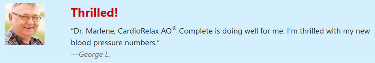 CardioRelax AO Complete Customer Review