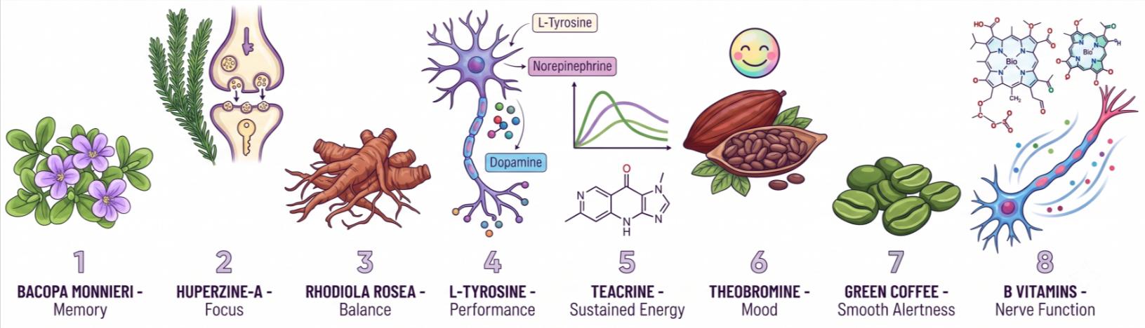 MaroBrain Ingredients Function