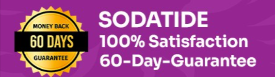 SodaTide Money back Guarantee